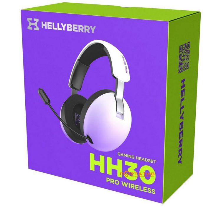 Игровая гарнитура HATOR Hellyberry HH30 PRO Wireless White (HH30_PRO_wireless_WV)