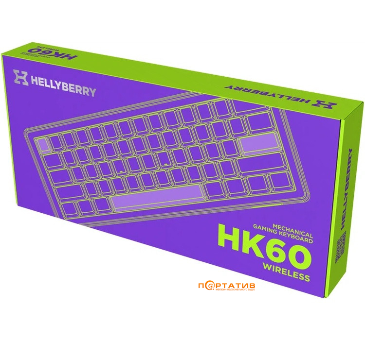 Ігрова клавіатура HATOR Hellyberry HK60 White-Violet (HK60)
