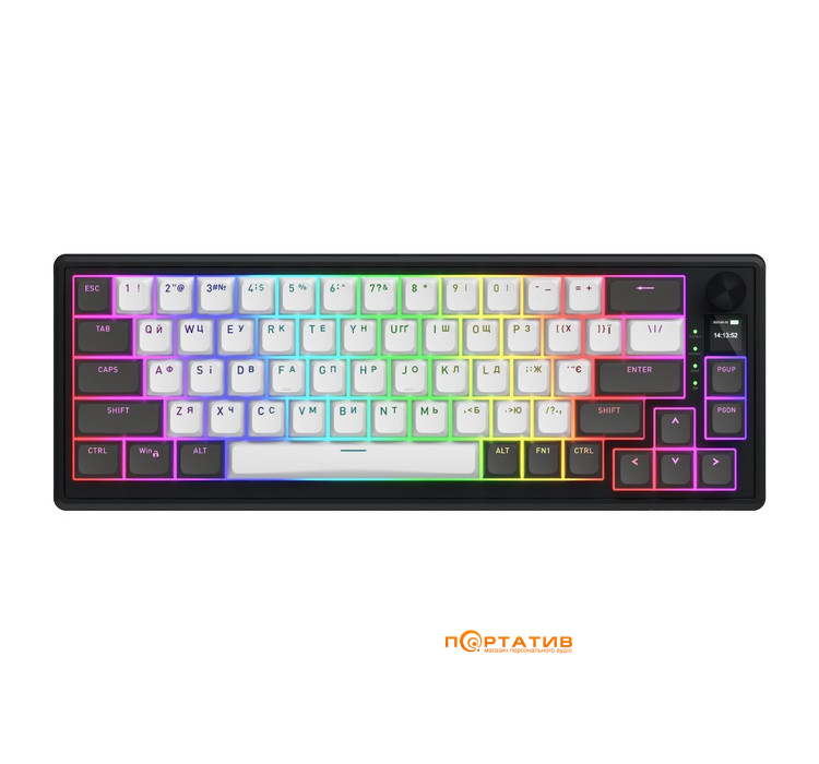 Ігрова клавіатура HATOR Skyfall 65 PRO Wireless Grey-Black (HTK4160UA)