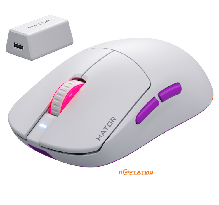 Игровая мышь HATOR Quasar 3 Ultra 8K Wireless White (HTM771)