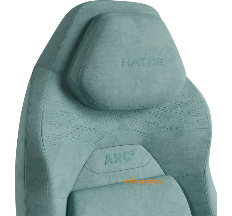 Кресло для геймеров HATOR Arc 3 L Velour Turquoise (HTC3443L)