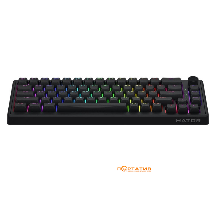 Ігрова клавіатура HATOR Skyfall 65 Black-Black (HTK1160UA)