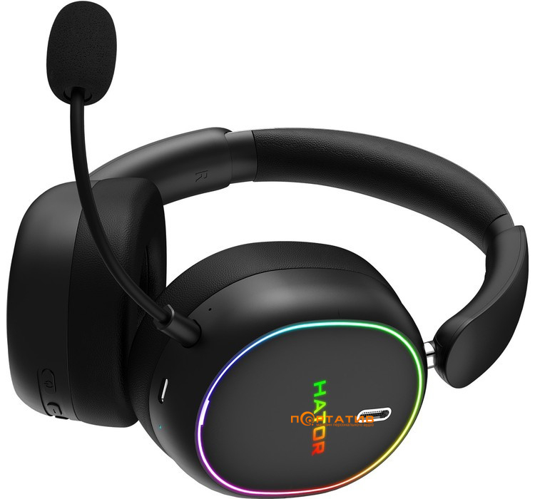 Ігрова гарнітура HATOR Phoenix 2 Wireless Hi-Res (ESH40) Black
