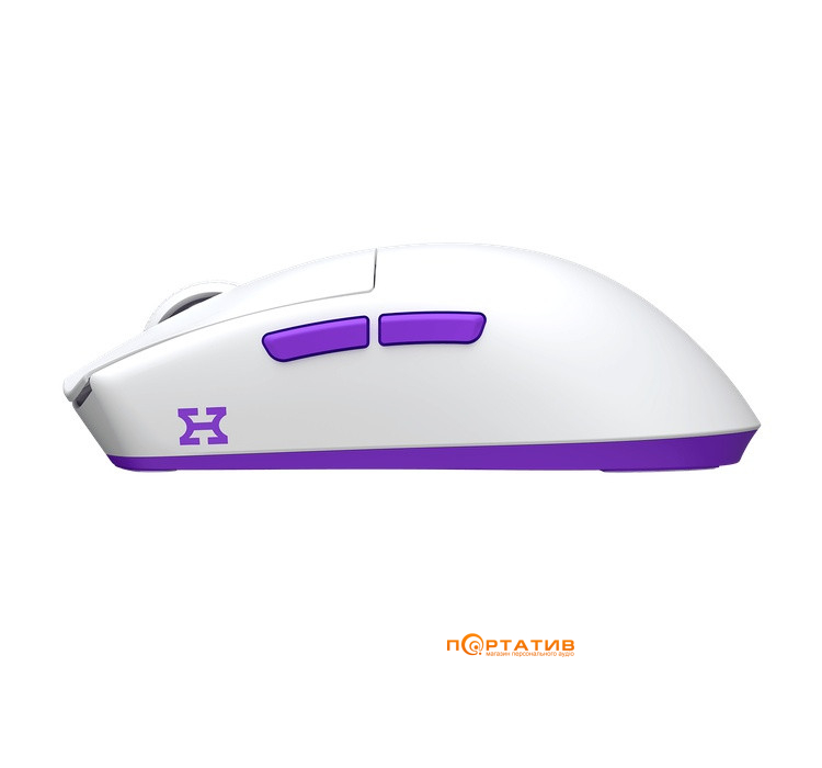 Игровая мышь HATOR Hellyberry HM47 Wireless White-Violet (HM47_white_violet)