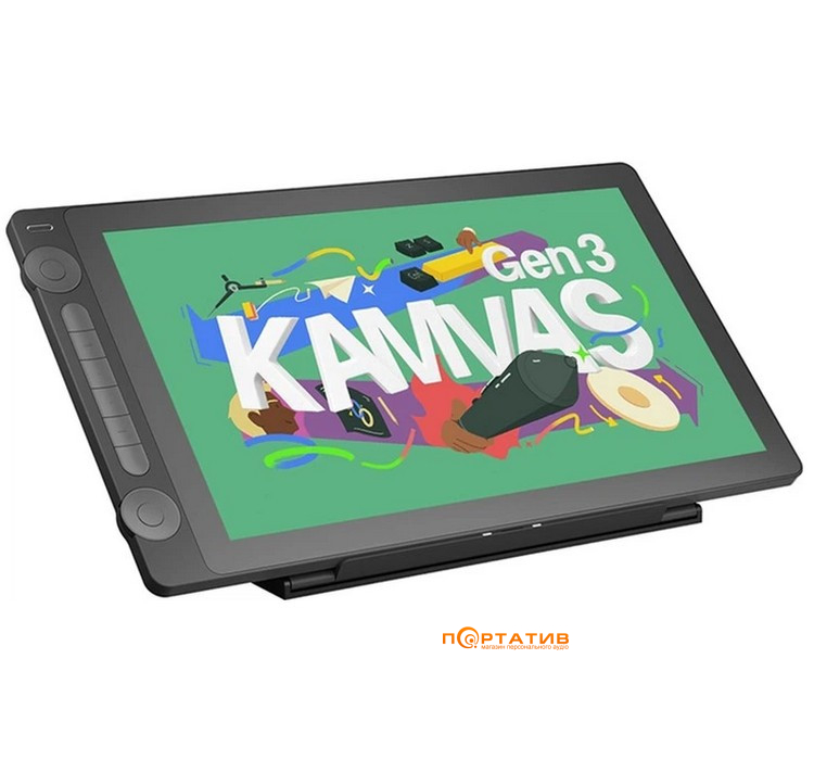 Графический монитор HUION Kamvas 16 Gen3 + перчатка (GS1563)