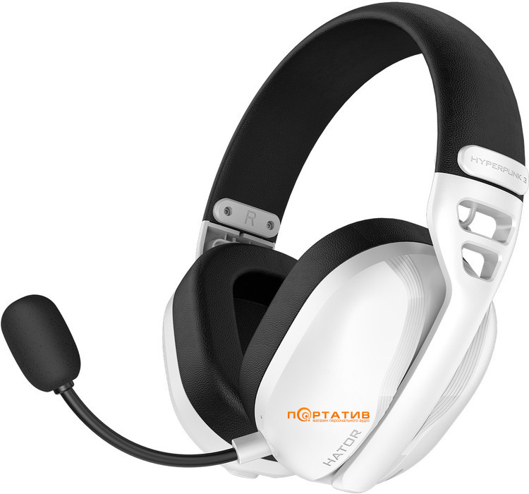 Игровая гарнитура HATOR Hyperpunk 3 Wireless Hi-Res (ESH16) White