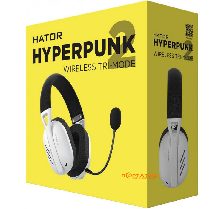 HATOR Hyperpunk 2 Wireless Tri-mode (HTA-856) Black/White