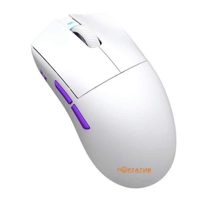 Игровая мышь HATOR Hellyberry HM47 Wireless White-Violet (HM47_white_violet)
