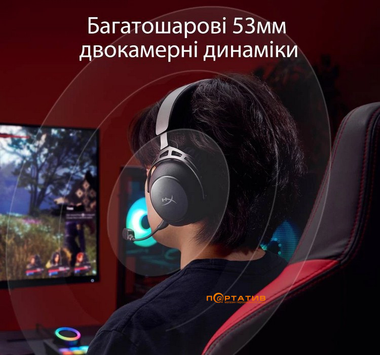 Игровая гарнитура HyperX Cloud Alpha 2 Wireless Black (AJ5C7AA)