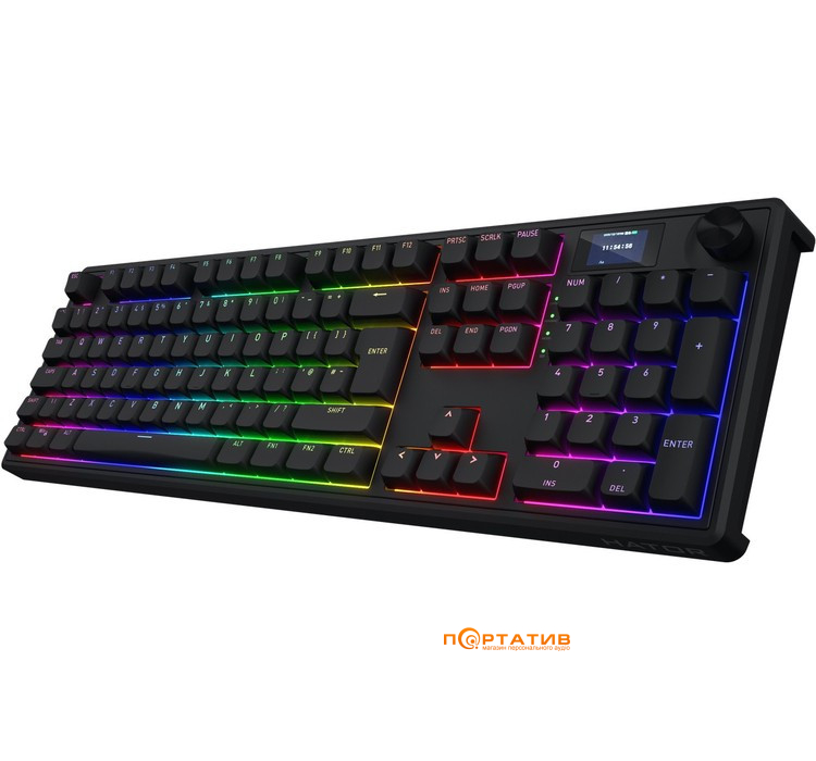 Игровая клавиатура HATOR Skyfall 100 PRO Wireless Black, UK-ISO Silent Switches (HTK4101EU)