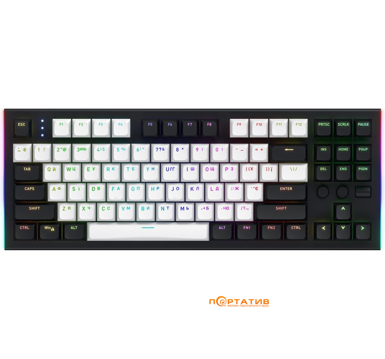 Ігрова клавіатура HATOR Gravity TKL Orange Black (HTK560UA)
