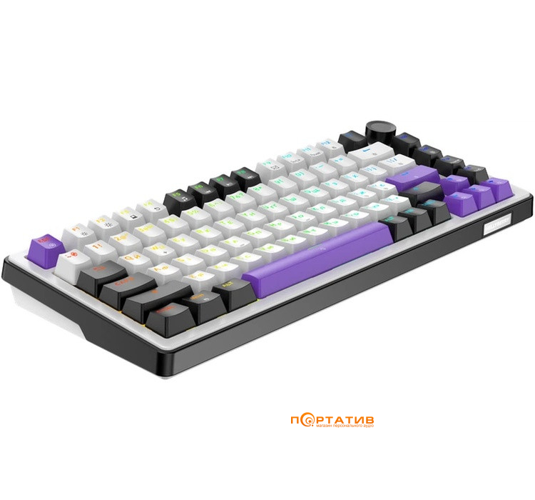 Ігрова клавіатура HATOR Hellyberry HK75 White-Violet (HK75)