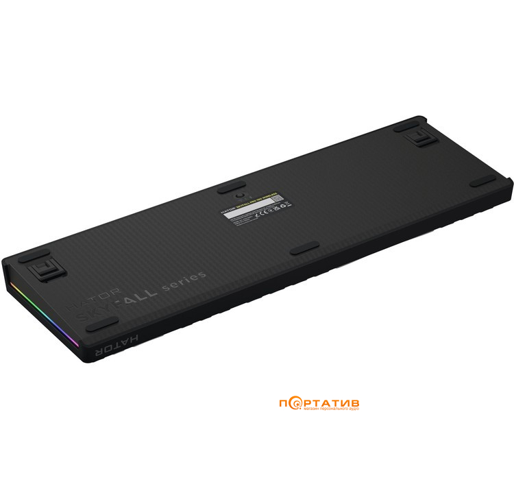 Игровая клавиатура HATOR Skyfall 100 PRO Wireless Grey-Black, UK-ISO Silent Switches (HTK4100EU)