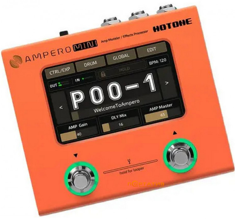 Hotone Audio Ampero Mini Orange