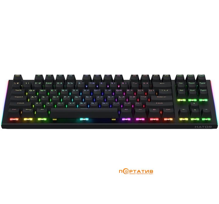 Игровая клавиатура HATOR Gravity X TKL Orange Black (HTK550UA)