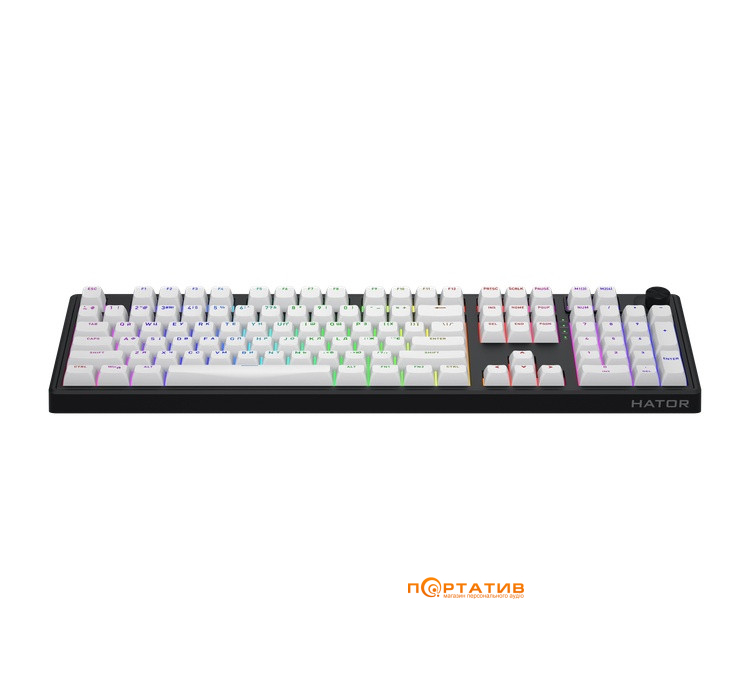 Игровая клавиатура HATOR Skyfall 100 Wireless Black-White (HTK3100UA)
