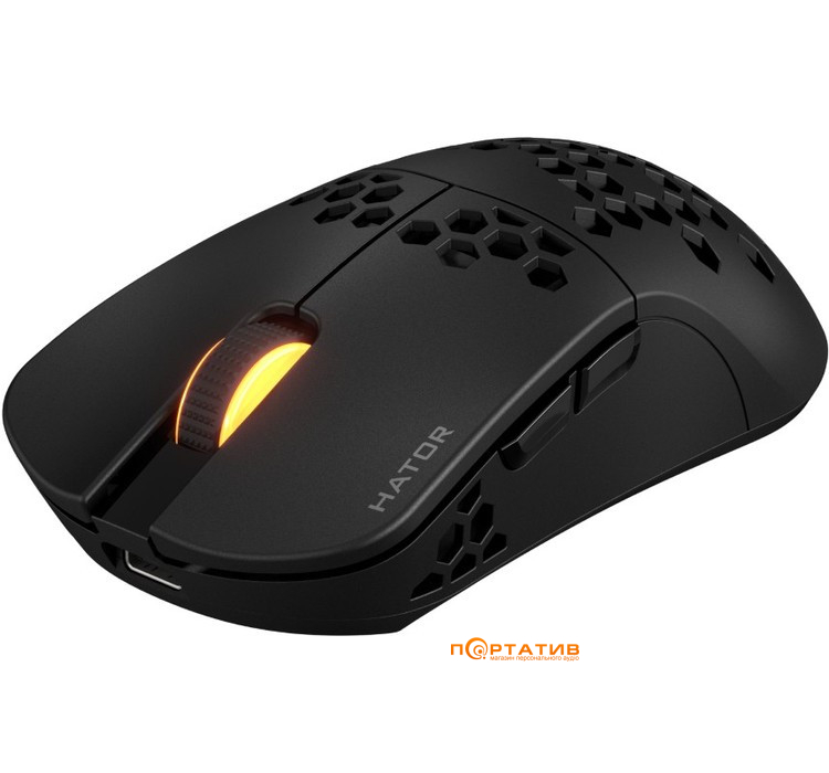 Игровая мышь HATOR Stellar Wireless Black (HTM650)