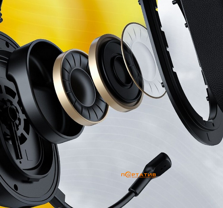 Игровая гарнитура HATOR Hyperpunk 3 Wireless Hi-Res (ESH15) Black