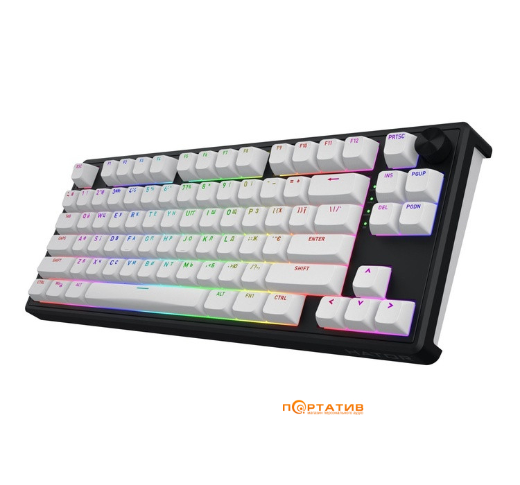 Ігрова клавіатура HATOR Skyfall 80 Wireless Black-White (HTK3180UA)