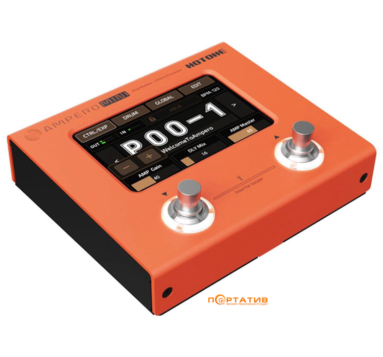 Гитарный процессор Hotone Audio Ampero Mini Orange