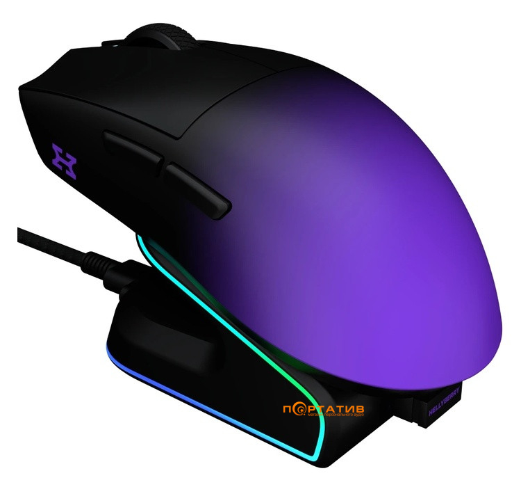 Ігрова миша HATOR Hellyberry HM47 PRO Wireless Black-Violet (HM47PRO_black_violet)