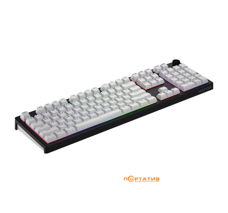 Игровая клавиатура HATOR Skyfall 100 Wireless Black-White (HTK3100UA)