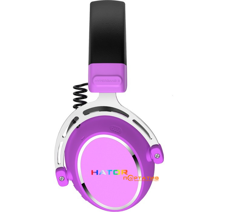 Ігрова гарнітура HATOR Hypergang 3 Wireless (ESH52) Cyber Violet