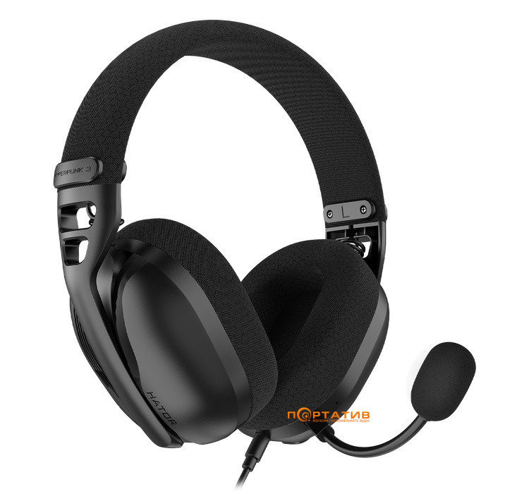 Игровая гарнитура HATOR Hyperpunk 3 Hi-Res (ESH01) Black