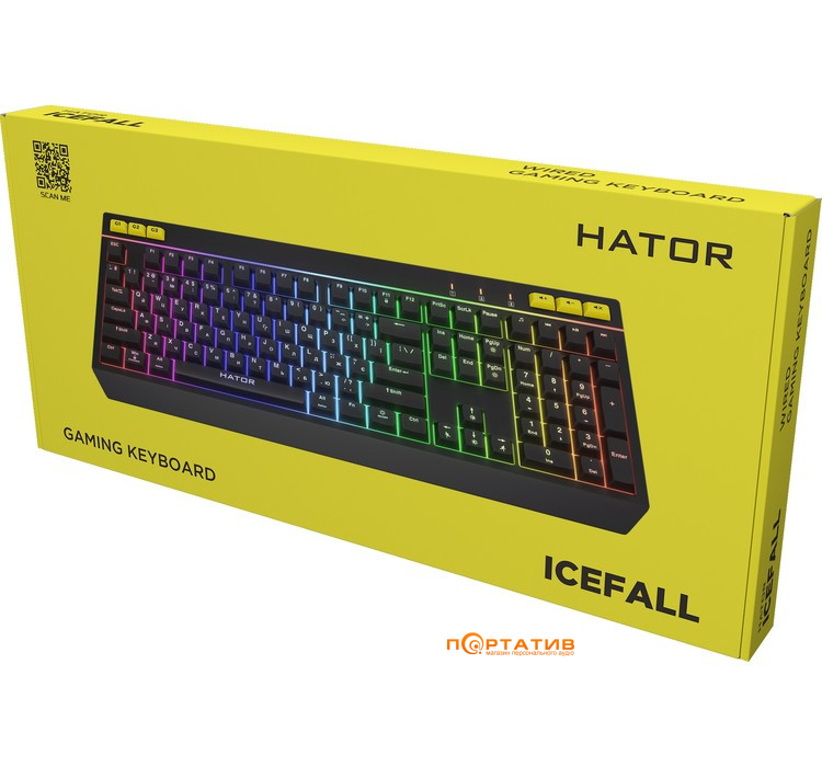 Игровая клавиатура HATOR Icefall Black (HTK402UA)