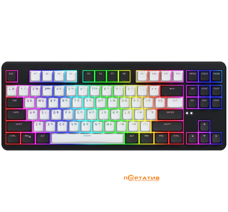 Игровая клавиатура HATOR Rockfall 3 Mecha TKL Wireless Orange, Black (HTK850UA)