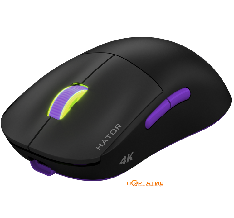 Игровая мышь HATOR Quasar 2 Ultra 4K Wireless Black/Lilac (HTM570BL)