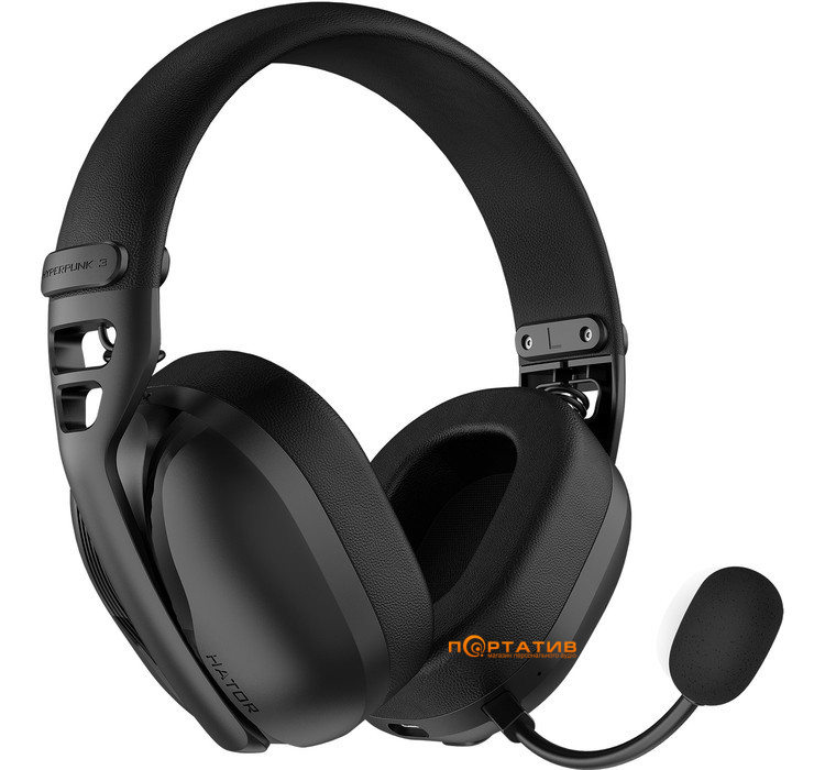 Игровая гарнитура HATOR Hyperpunk 3 Wireless Hi-Res (ESH15) Black