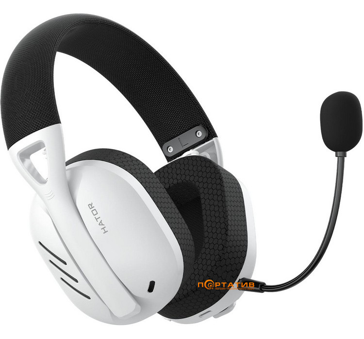 Игровая гарнитура HATOR Hyperpunk 2 Wireless Tri-mode (HTA-856) Black/White