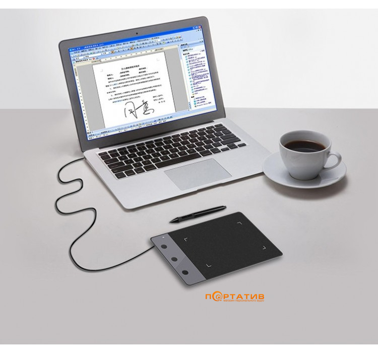 Графический планшет HUION H420 + перчатка (H420)