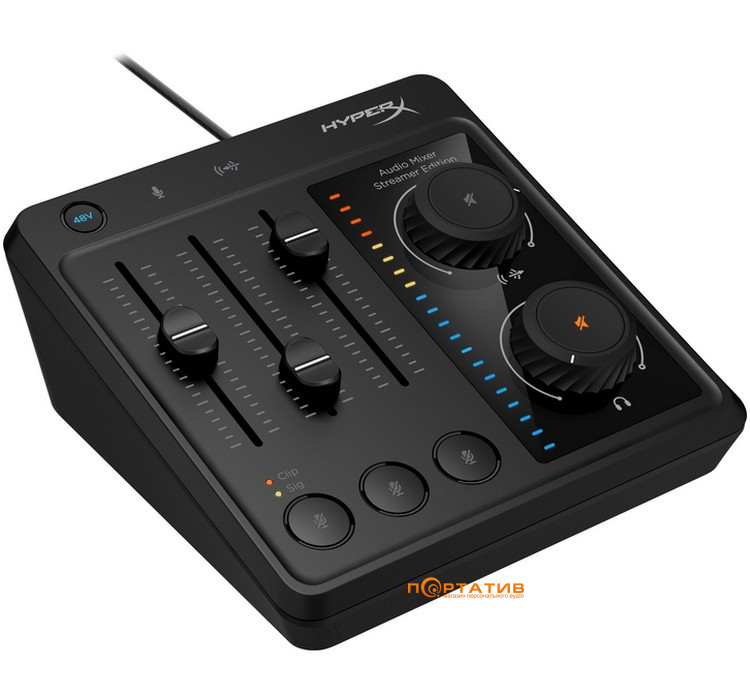 Мікшерний пульт HyperX Audio Mixer Black (73C12AA)