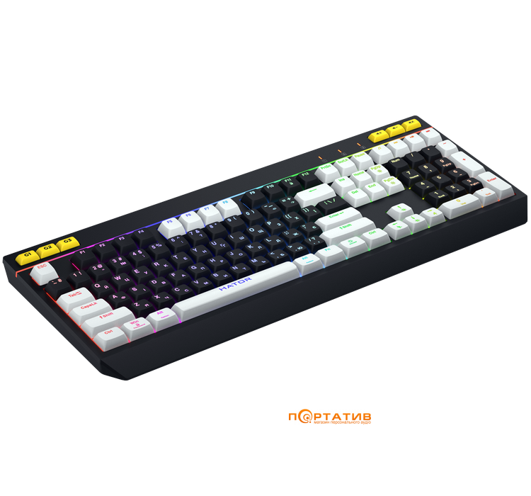 Игровая клавиатура HATOR Icefall Black/White (HTK400UA)