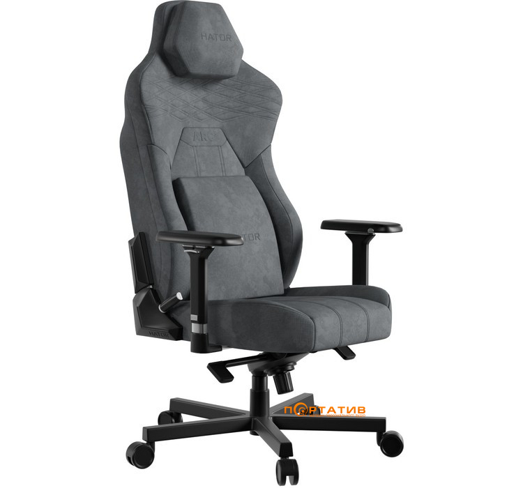 Кресло для геймеров HATOR Arc 3 XL Velour Grey (HTC3446XL)