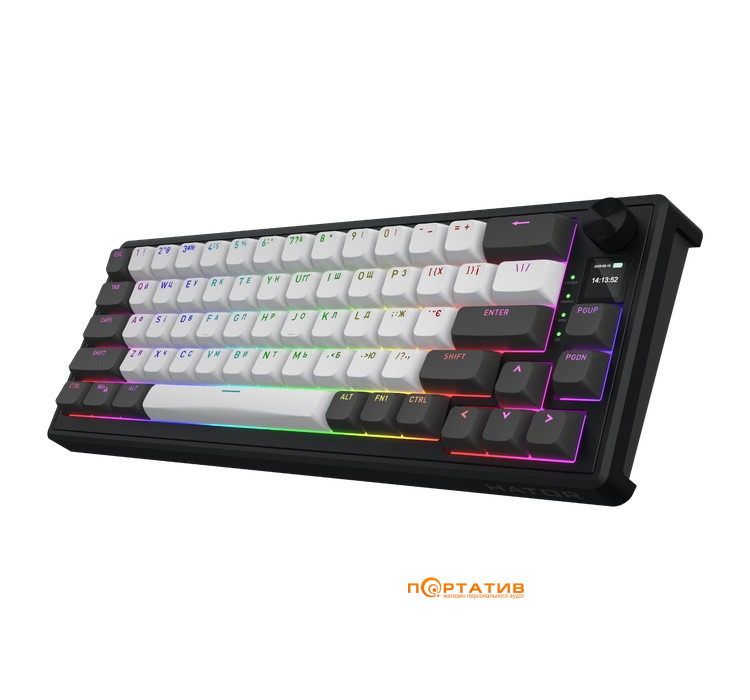 Ігрова клавіатура HATOR Skyfall 65 PRO Wireless Grey-Black (HTK4160UA)