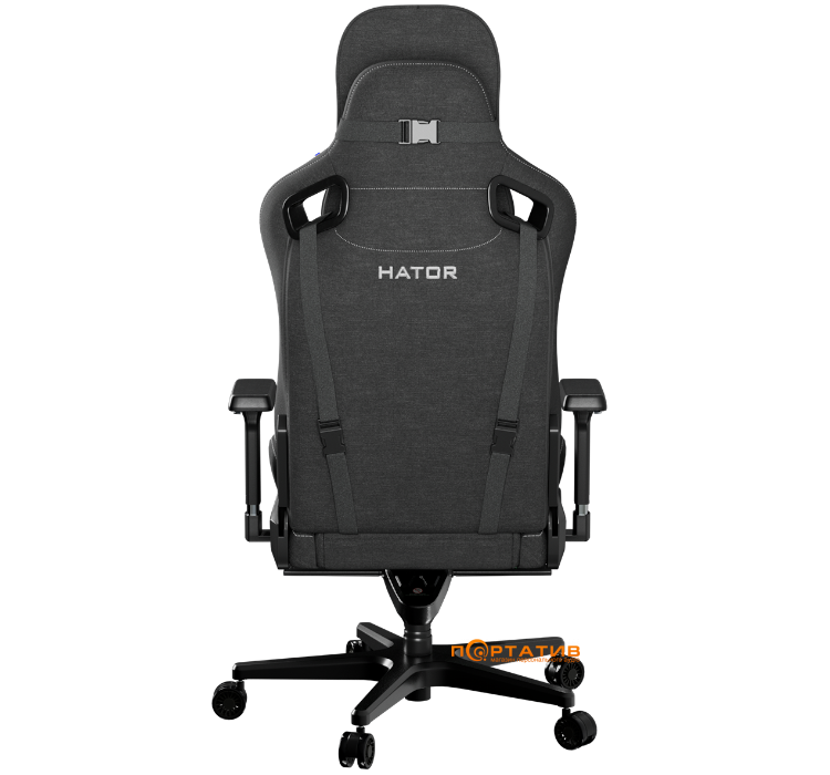 Крісло для геймерів HATOR Arc Fabric Jet Black (HTC-982)