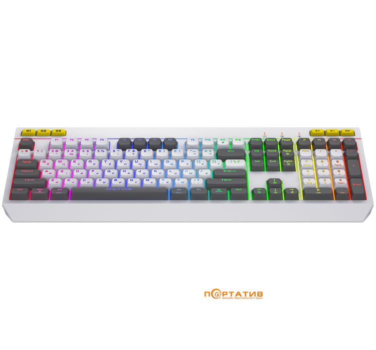 Игровая клавиатура HATOR Icefall White (HTK405UA)