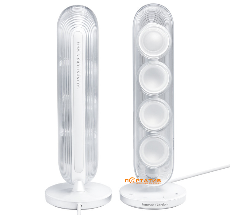 Акустика Harman-Kardon SoundSticks 5 Wi-Fi White (HKSOUNDSTK5WFWEP)