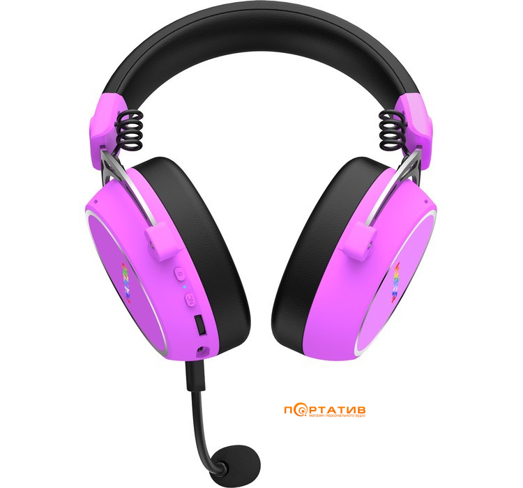 Ігрова гарнітура HATOR Hypergang 3 Wireless (ESH52) Cyber Violet