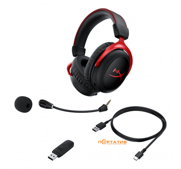 Игровая гарнитура HyperX Cloud II Wireless Red (HHSC2X-BA-RD/G)