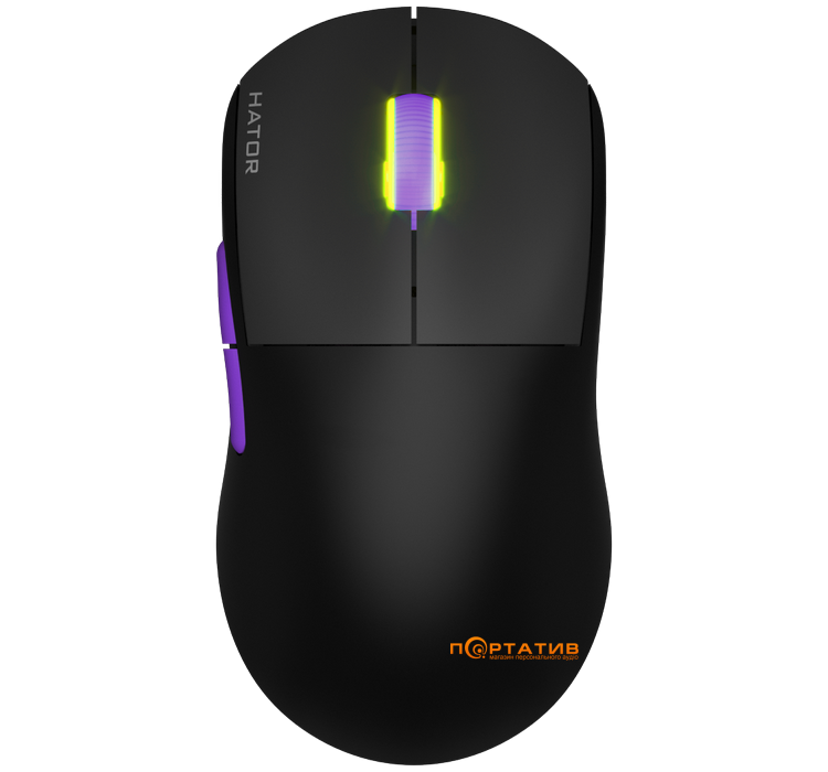 Игровая мышь HATOR Quasar 2 Ultra 4K Wireless Black/Lilac (HTM570BL)