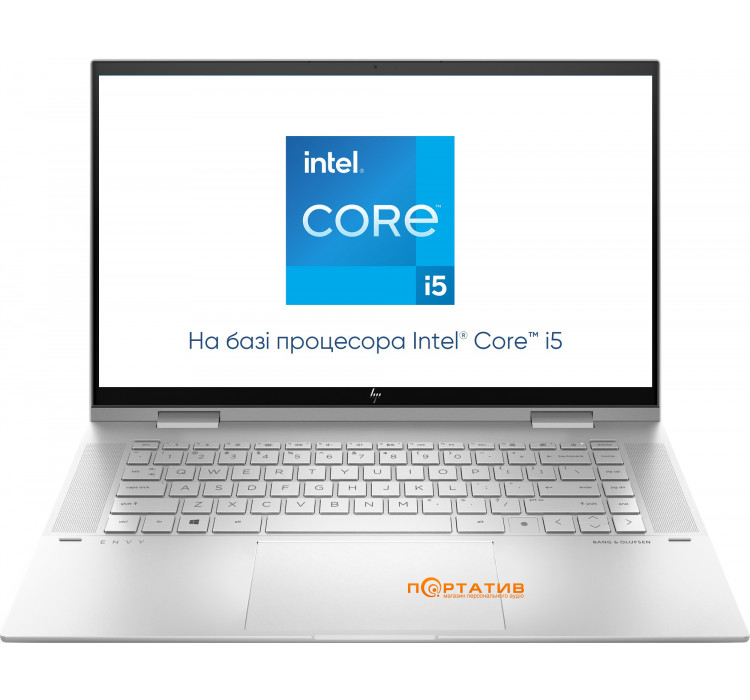 Ноутбук HP ENVY 15-ep0006ur 15.6FHD IPS AG / Intel i5-10300H / 32 / 2x512F / NVD1650Ti-4 / W10 / Silver