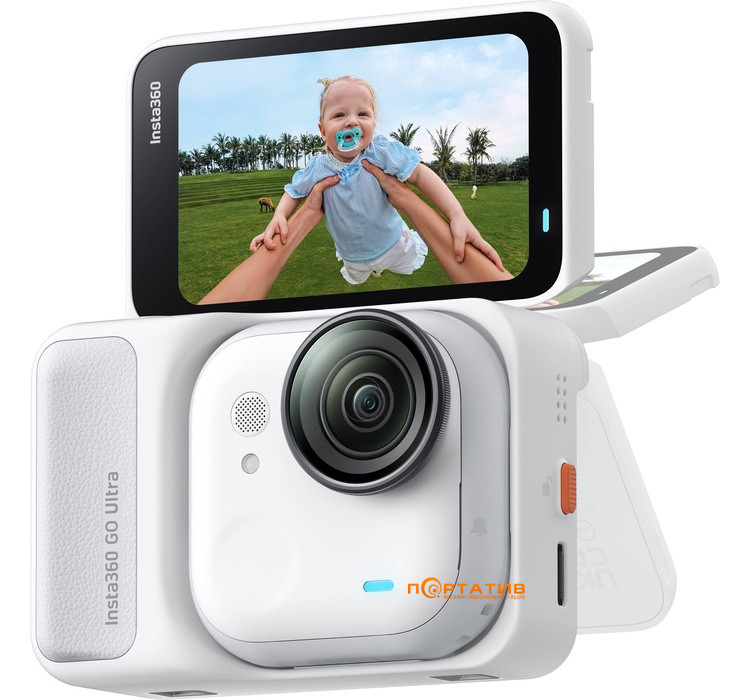 Экшн-камера Insta360 GO Ultra Standard Bundle Arctic White (CINSABEA101)