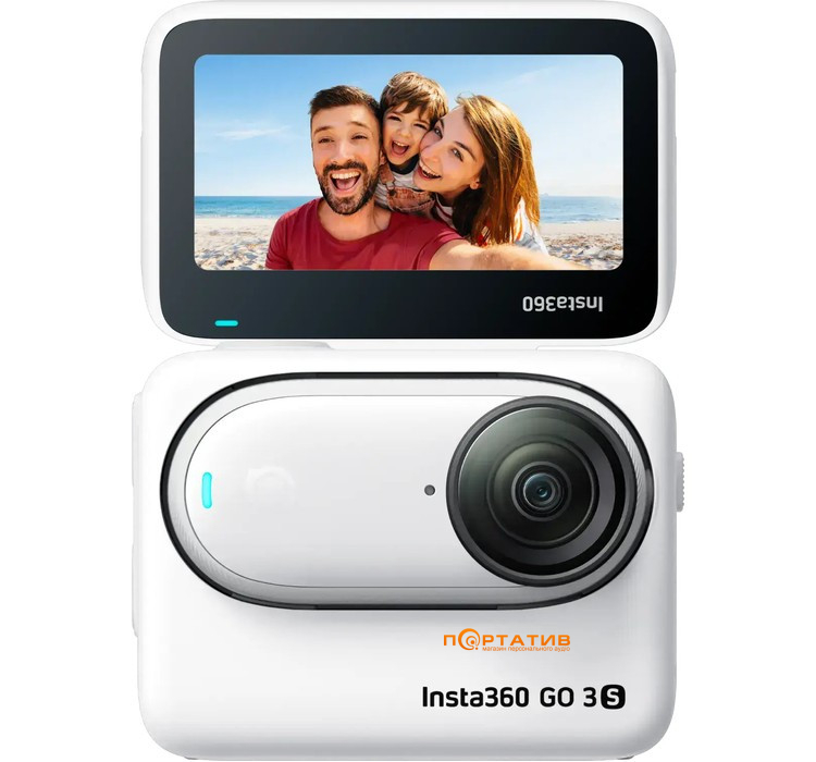 Экшн-камера Insta360 GO 3S Standard Edition Arctic White 128GB (CINSAATAGO3S04)