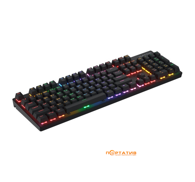 Игровая клавиатура HATOR Icefall Mecha Wireless Rainbow Black (HTK204UA)