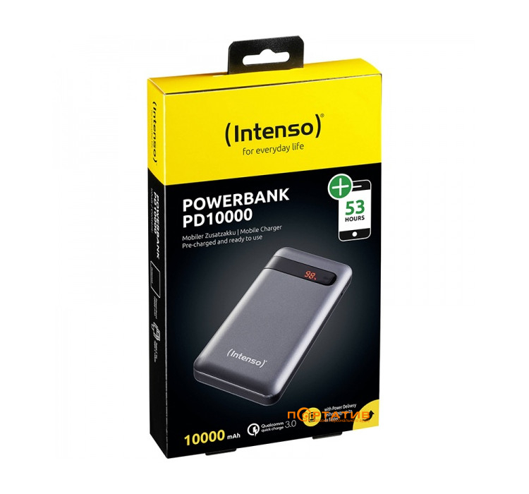 Intenso PowerBank 10000mAh 20W PD Grey (PB930388)