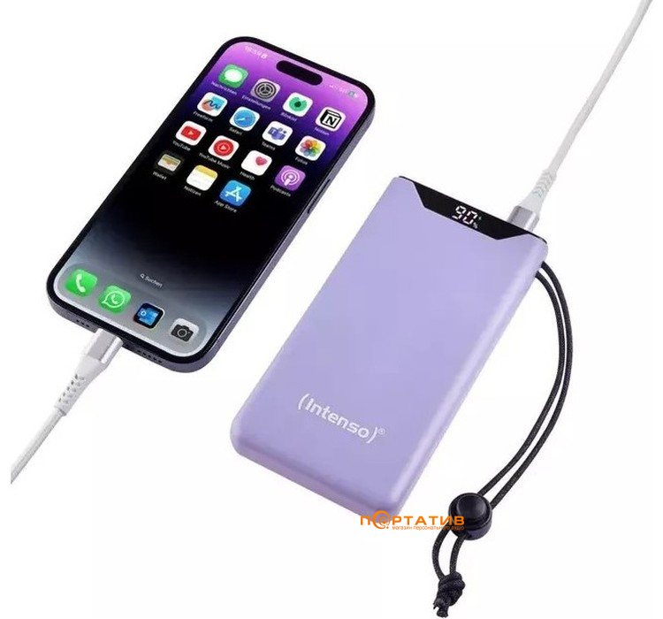 Зовнішній акумулятор Intenso F20000 20000mAh PD 20W Purple (7332053)